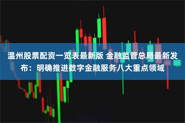 温州股票配资一览表最新版 金融监管总局最新发布：明确推进数字金融服务八大重点领域